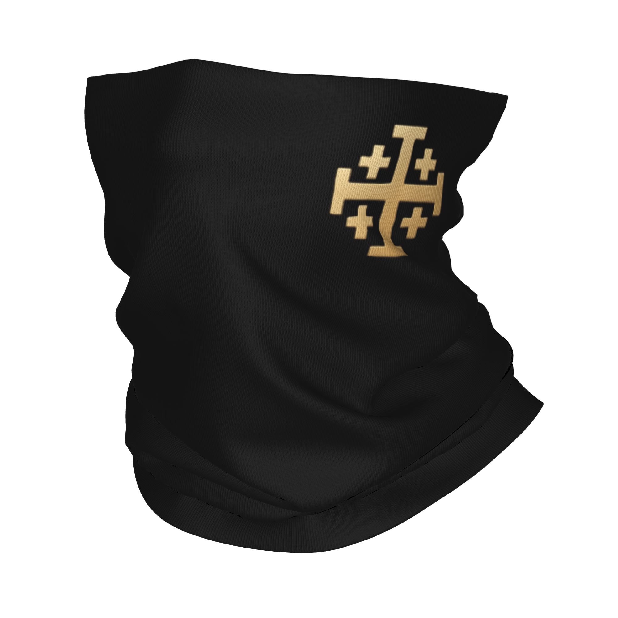 Neck Gaiter Face Cover - Penutup Leher Bandana Kristen Salib Yerusalem