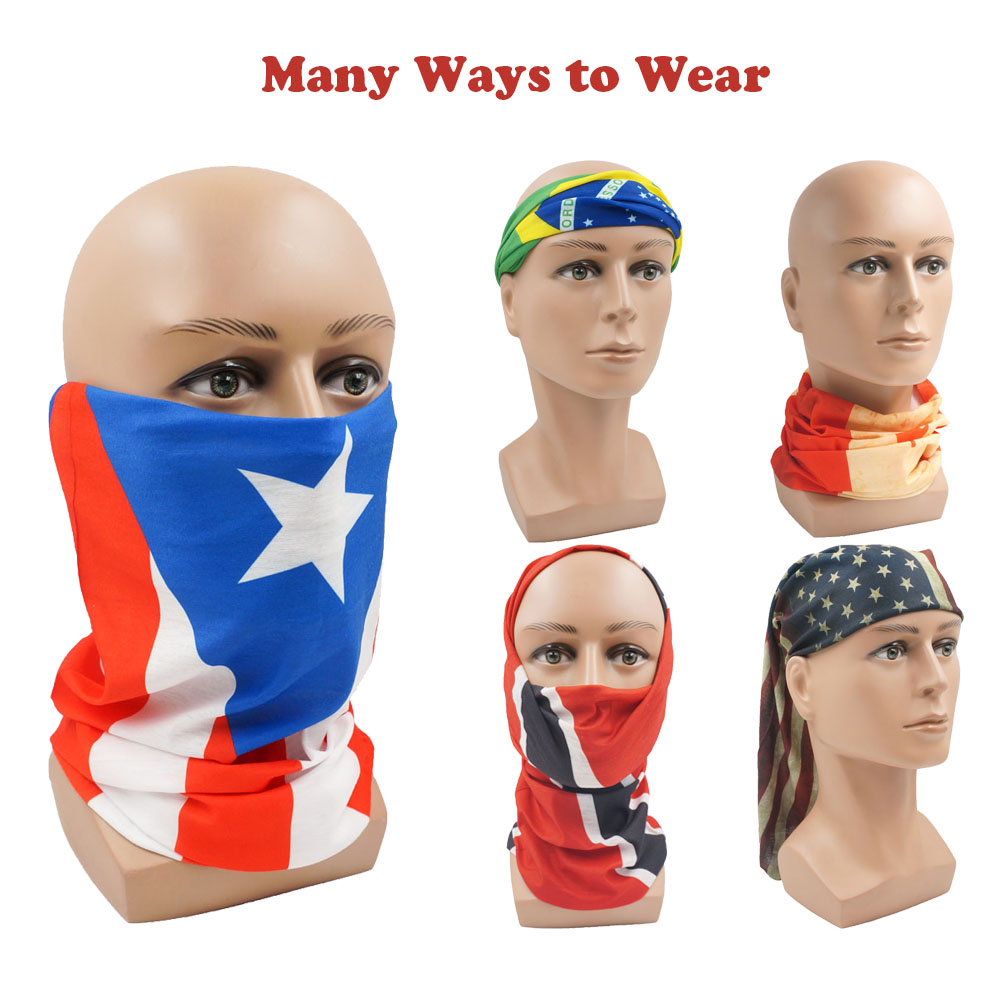Bendera Aljazair dicetak Banda - Neck Gaiter Face Cover ulasan dan harga