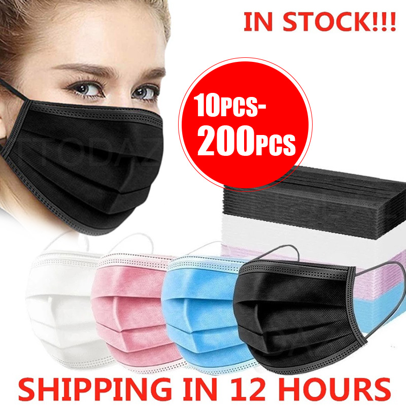 10/50/100/200 buah masker seka - Disposable Mask Blue ulasan dan harga